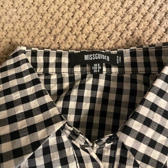 Missguided Oversized Puff Sleeve Shirt Dress - Picture 5 of 5